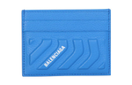 Balenciaga Grain Calfskin Card Holder Card Holder Regular Men"s Sky Blue