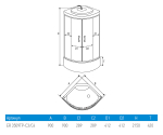 Душевая кабина Comfort ER 3509TP-C4