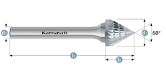 Коронка с твердосплавными напайками LENZ Ø18х25 мм, арт. LZCS-018