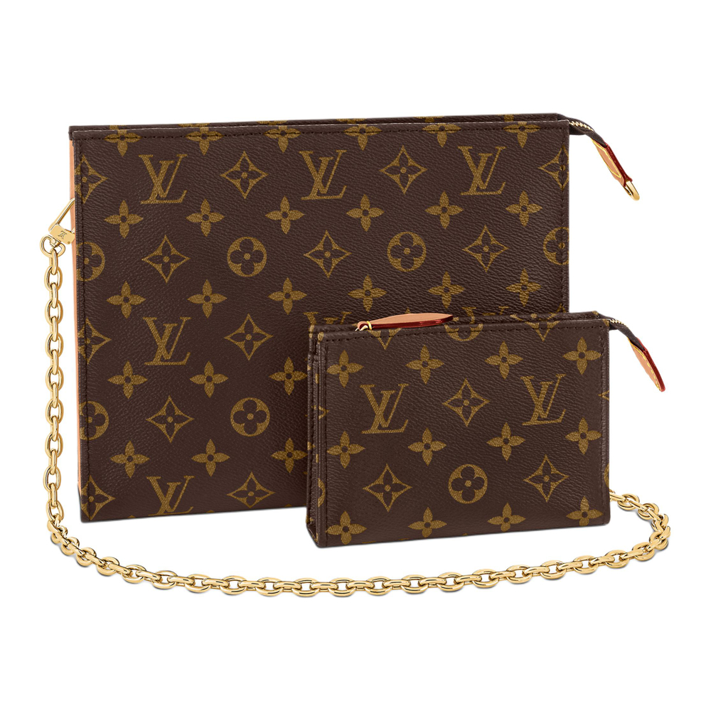 LOUIS VUITTON Toiletry Pouch On Chain Monogram