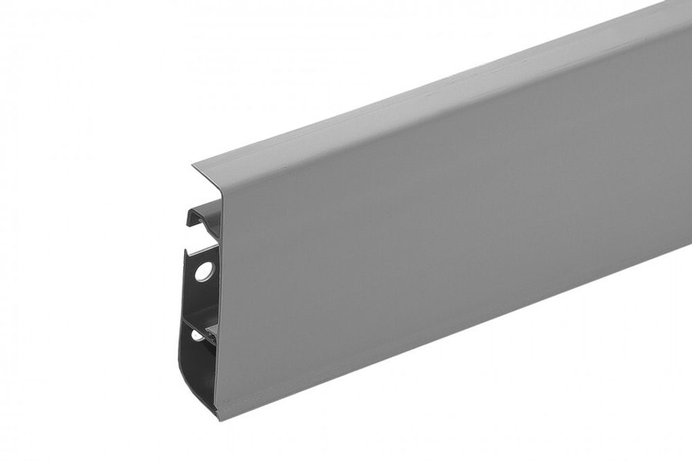 Плинтус Cezar Hi-Line 088 Серый, 2500x75x22 мм