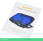 Подставка для ноутбука Digma D-NCP170-4 черный