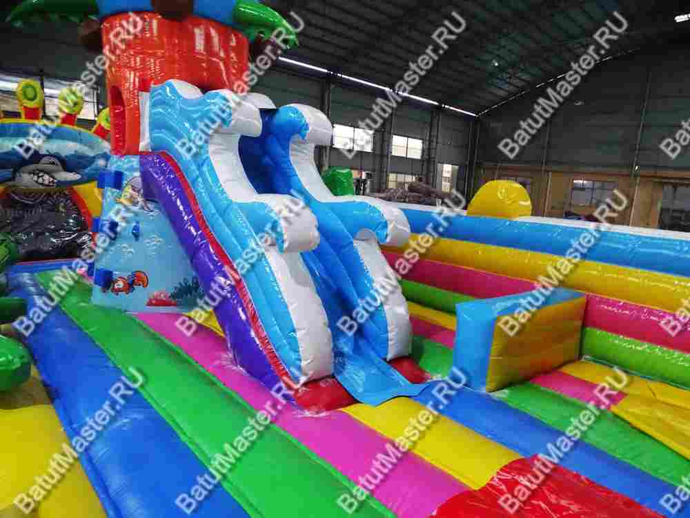 Коммерческий надувной батут "На морском дне" 15*7*8 м