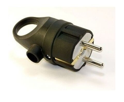 NE-AD вилка угловая с кольцом каучук 2P+PE 1х16А 220-24V IP44 1102 (Турция)