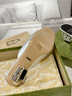 Gucci Interlocking G Heel Sandal 5.5 cm