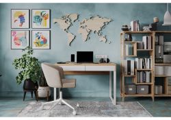 Письменный стол Реус 115х70х77 дуб вотан / белый