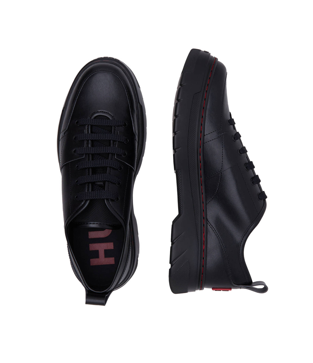 Кожаные оксфорды urian HUGO - черный(50512786)