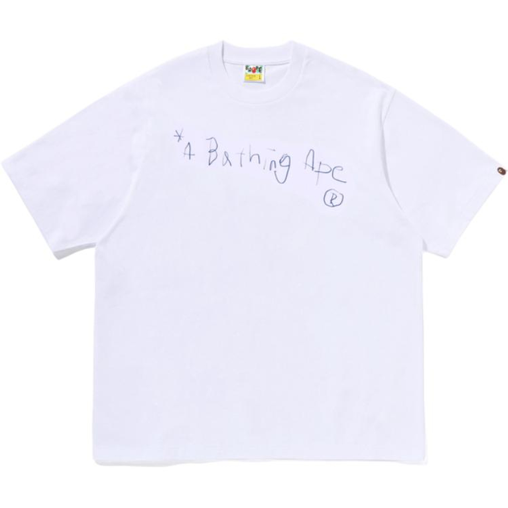 A Bathing Ape Bathing Ape Ss26 Футболка Cotton Letter Foreign Language 0zxtem328101q