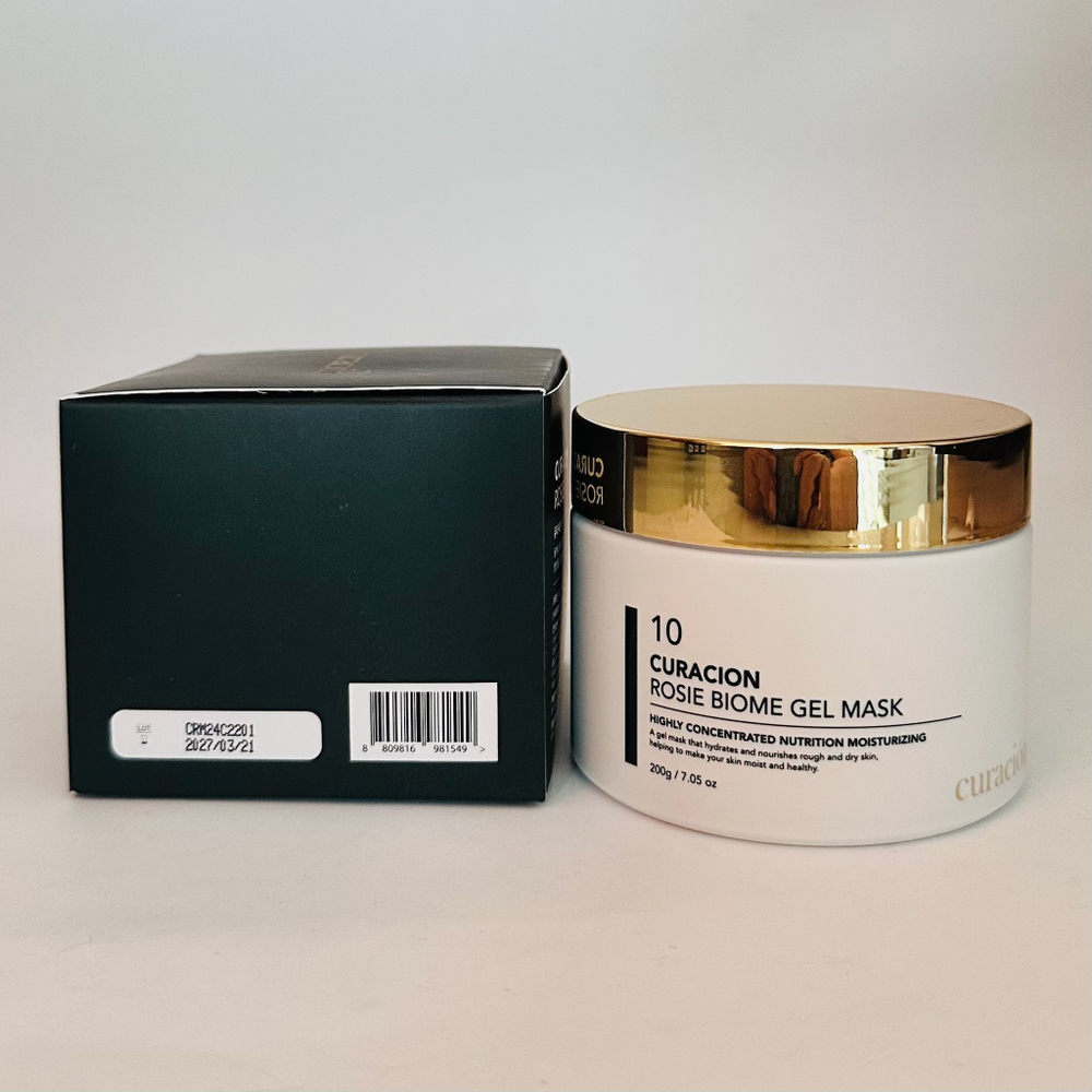 Маска омолаживающая 10 CURACION Rosie Biome Gel Mask 200g