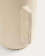 Ваза из папье-маше Mireni бежевая 38 см