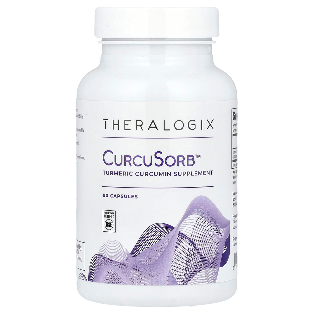 Theralogix, CurcuSorb, 90 капсул (300 мг на капсулу)