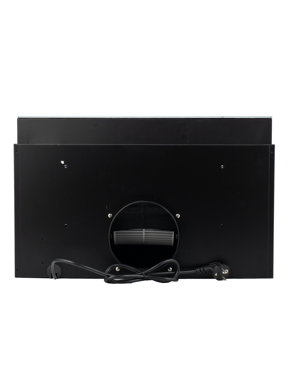 Вытяжка кухонная MACBI Perfa-60G-S/S (BLACK) черный, D150мм, 1200м3/ч, полновстраиваемая, мотор 230Ватт, стекло 60см, сенсорное управление + управление жестами, освещение светодиодное 5W