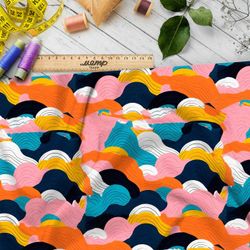 Ткань премиум шелк искусственный Армани тайные записки