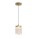 Подвесной светильник MD25020403-1A2 Satin gold, LED/6.4W, 3000K dimmable