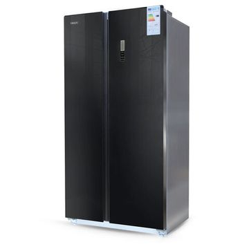 Холодильник Ginzzu NFK-580 Black glass