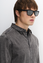 Спортивные очки 100% BLAKE - Soft Tact Fade Black / Havana - Black Mirror Lens