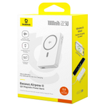 Внешний аккумулятор + Беспроводная зарядка Baseus Airpow II Qi2+C+U 10000mAh 22.5W (MagSafe)