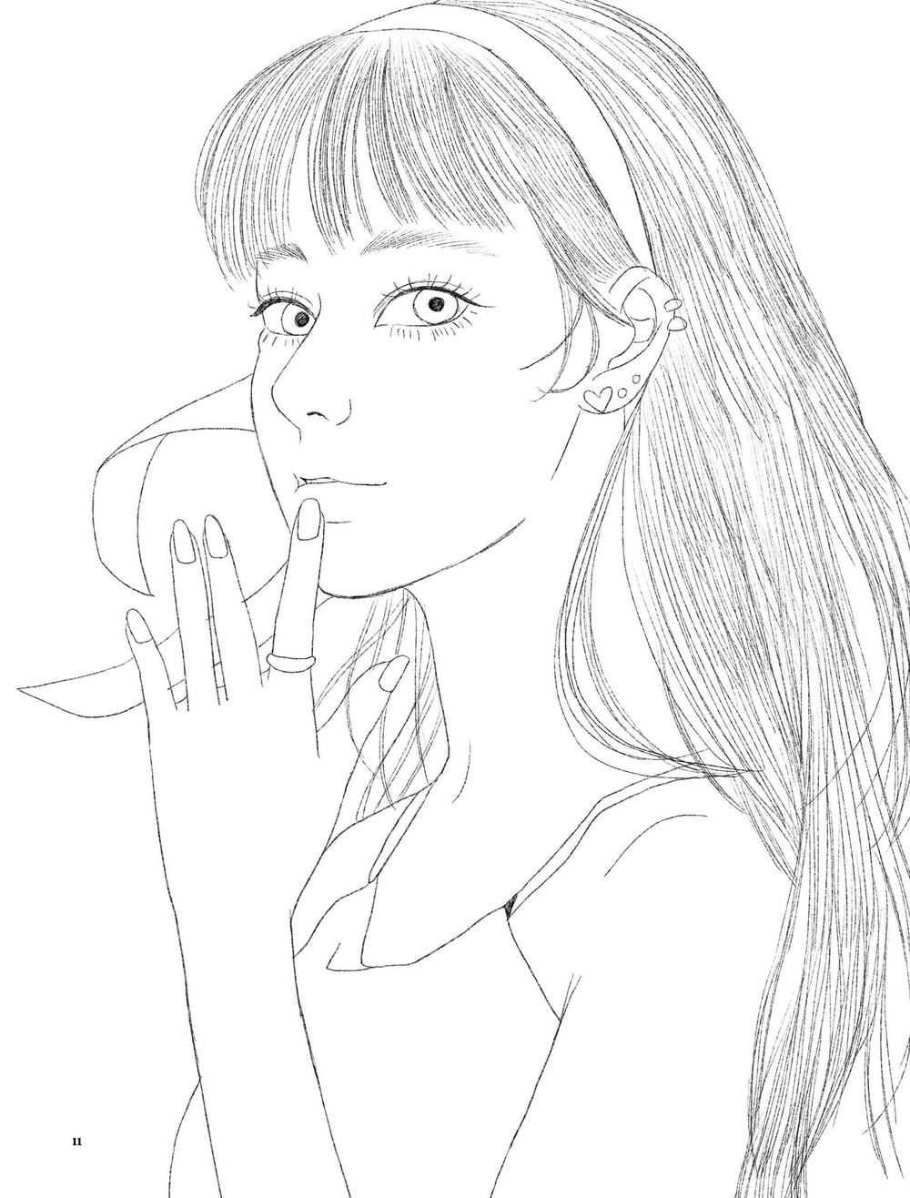 Pretty Girl 2. Coloring Book