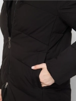 Куртка зимняя удлиненная с капюшоном