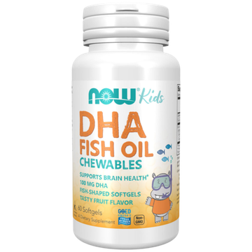Now Foods Kids DHA 60 softgels, Детская Омега 3