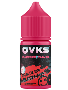 Купить Ароматизатор QVKS Classic 13мл - Клубничный Милкшейк