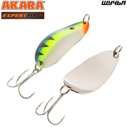 Блесна колебалка Akara Expert Щучья 65 мм 12 гр. 18/SIL