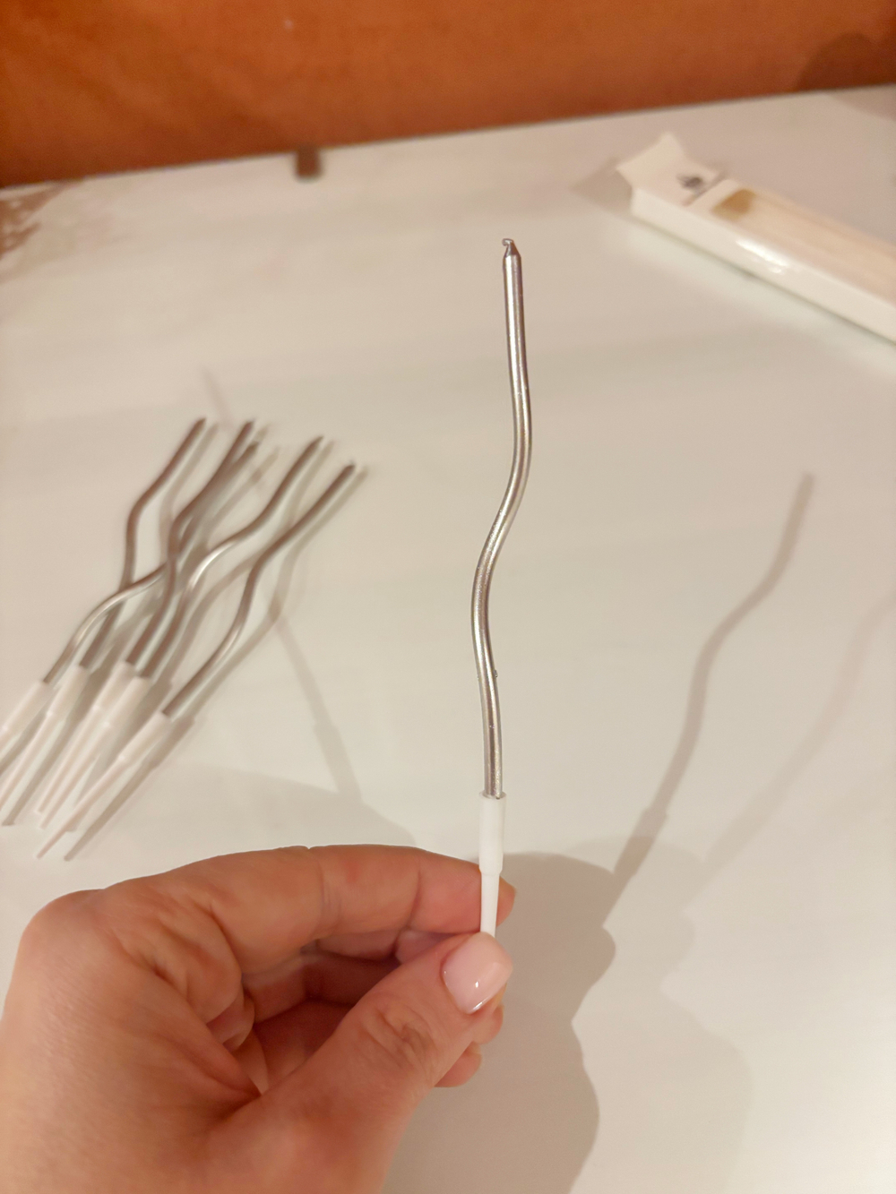 Свеча витая 6 штук в упаковке