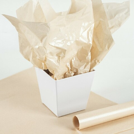 Бумага тишью Влагостойкая "Перламутр" 48*68см Латте (20л)