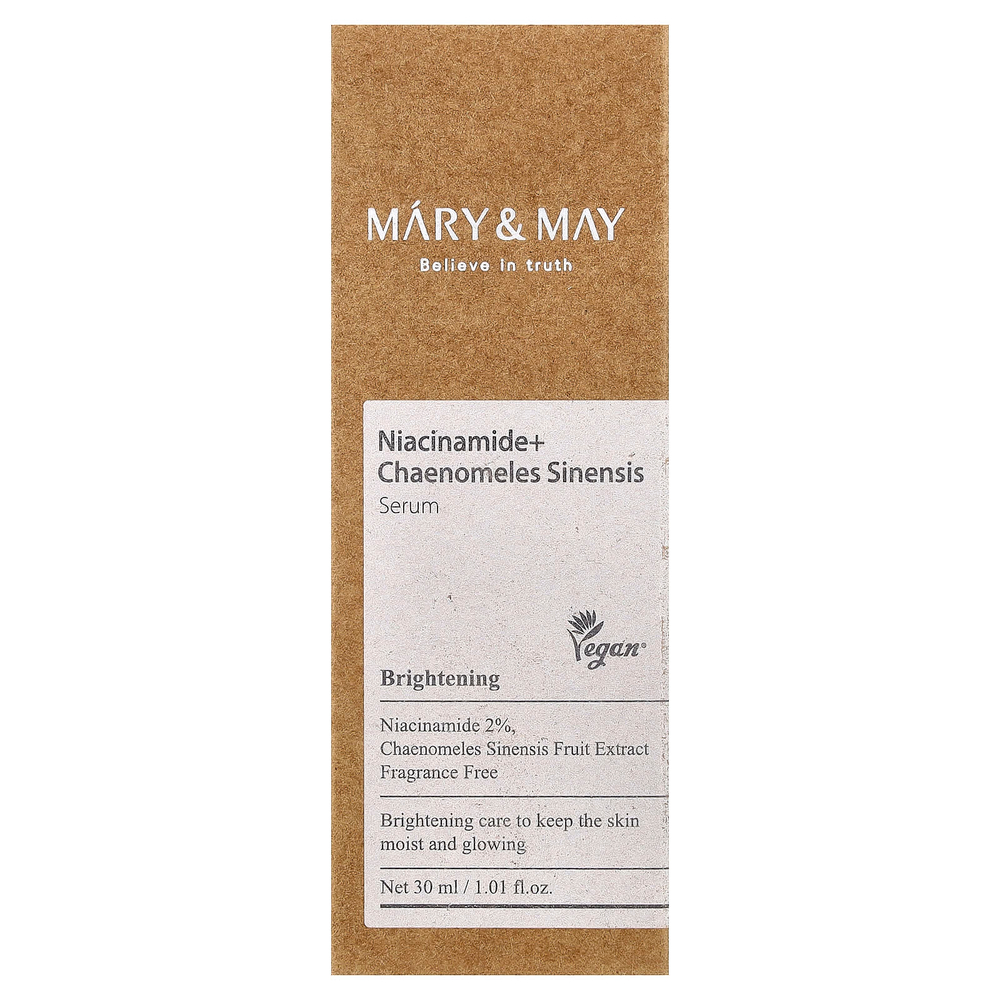 Mary & May, сыворотка с никотинамидом и айвой китайской (Chenomeles sinensis), 30 мл