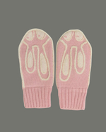 Розовые варежки «Зайчики»