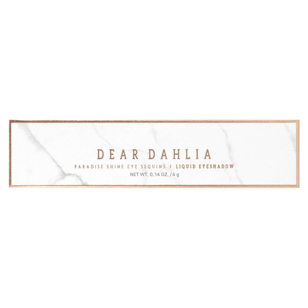 Dear Dahlia, Paradise Shine Eye Sequins, жидкие тени для век, Actress, 4 г (0,14 унции)