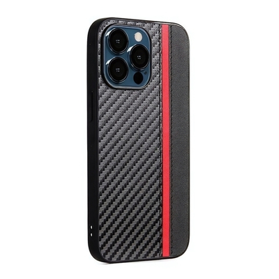 Чехол для iPhone 13 Pro, карбоновый , 012465 Синий