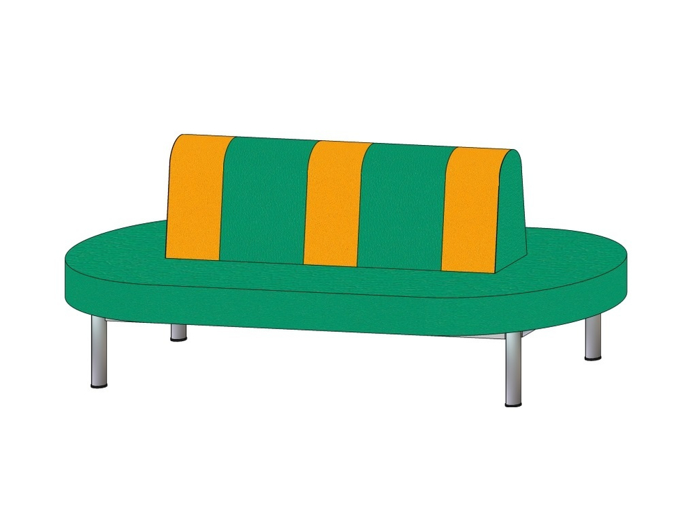 Диван Оскар на металлокаркасе