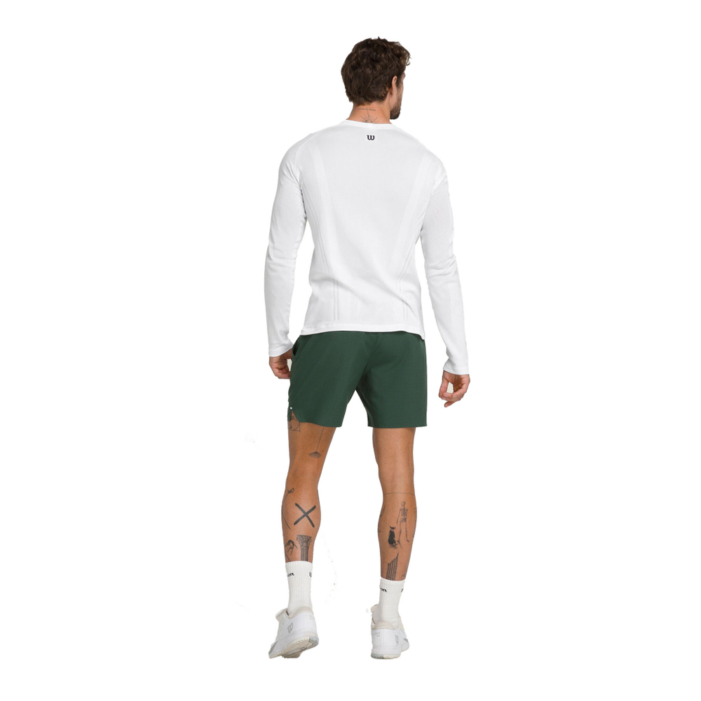 Мужские теннисные шорты Wilson Tournament 7in Shorts Men - Green