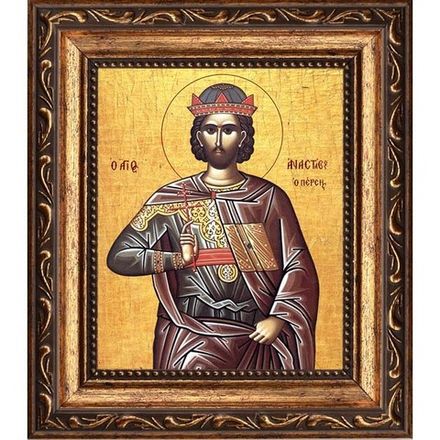 Анастасий Персиянин преподобномученик. Икона на холсте.
