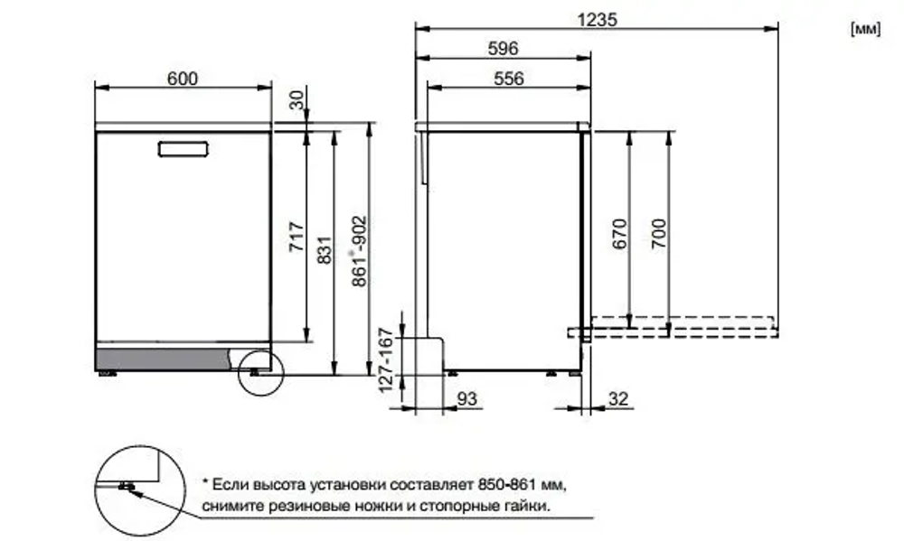 Посудомоечная машина Asko D5436 S фото 7