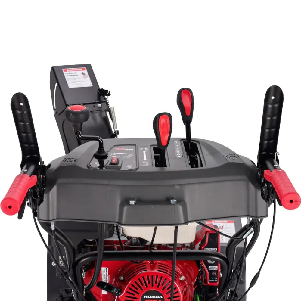 EVOline SBG 760 HE бензиновый снегоуборщик 11.7 л.с. ковш 76 см, выброс 15 м, 6 вперед/2 назад