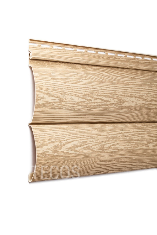 Сайдинг АКРИЛОВЫЙ БЛОКХАУС  Tecos  LUX Сибирский кедр