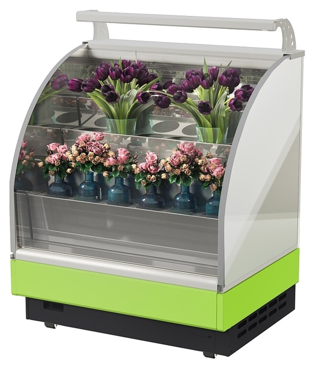 Горка холодильная Lida Stella Flora mini (1000х970х1800 мм)