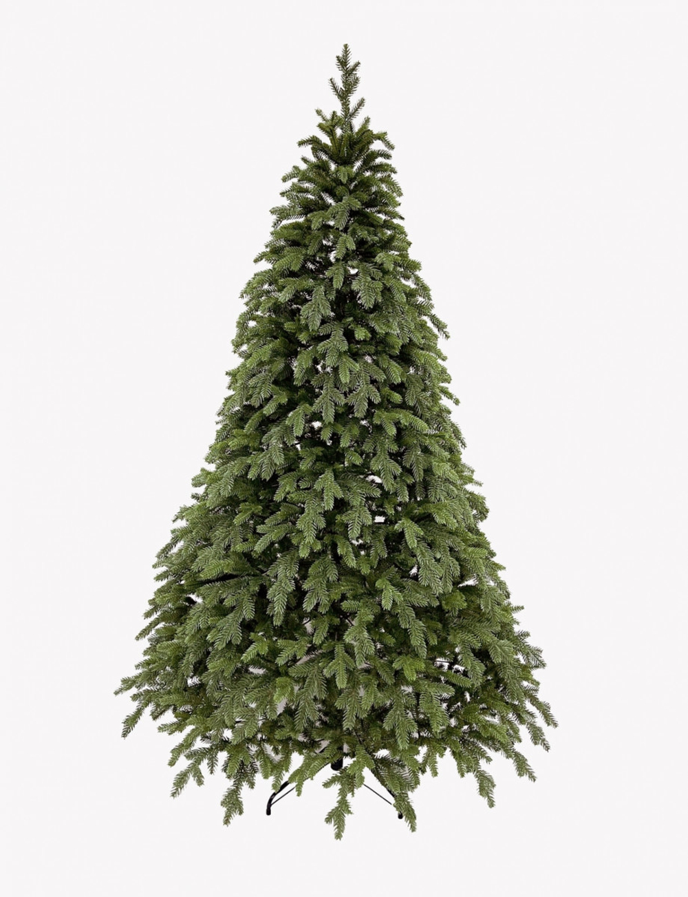 Ель Купеческая 100% литая 215см зеленая Black Box