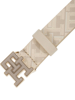 Кожаный ремень Tommy Hilfiger - бежевый(AW0AW16601)