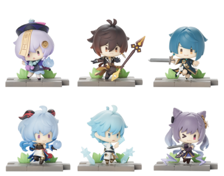 Рандомная Фигурка Blind Box Genshin Impact Battlestance Series Liyue Harbor