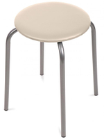 Табурет  Эконом-2 арт.ТЭ2/СК (круглое сиденье), слоновая кость