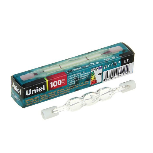 Лампа гал. 100W R7s 78 мм UNIEL