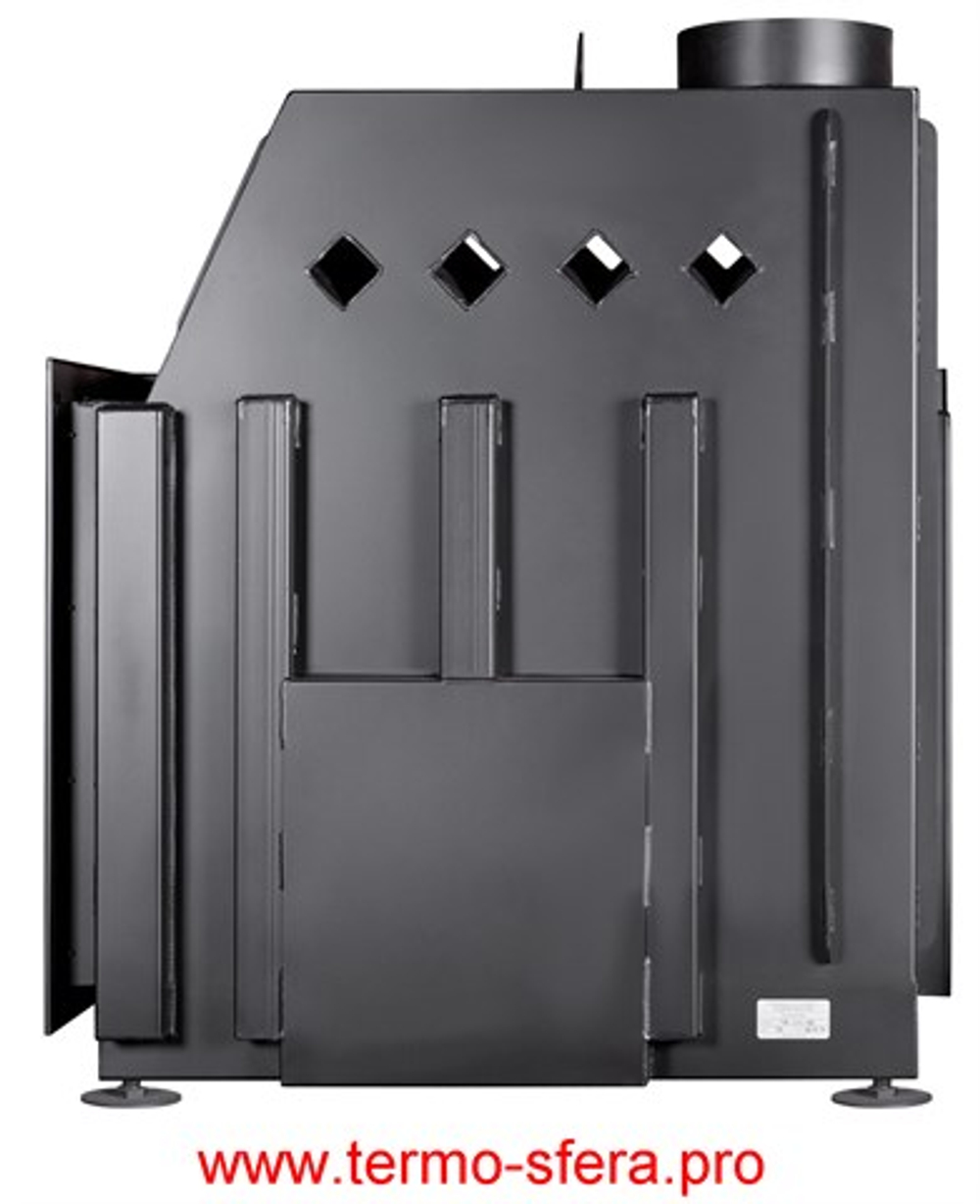 Каминная топка Экокамин Альфа 1000 R два стекла правая