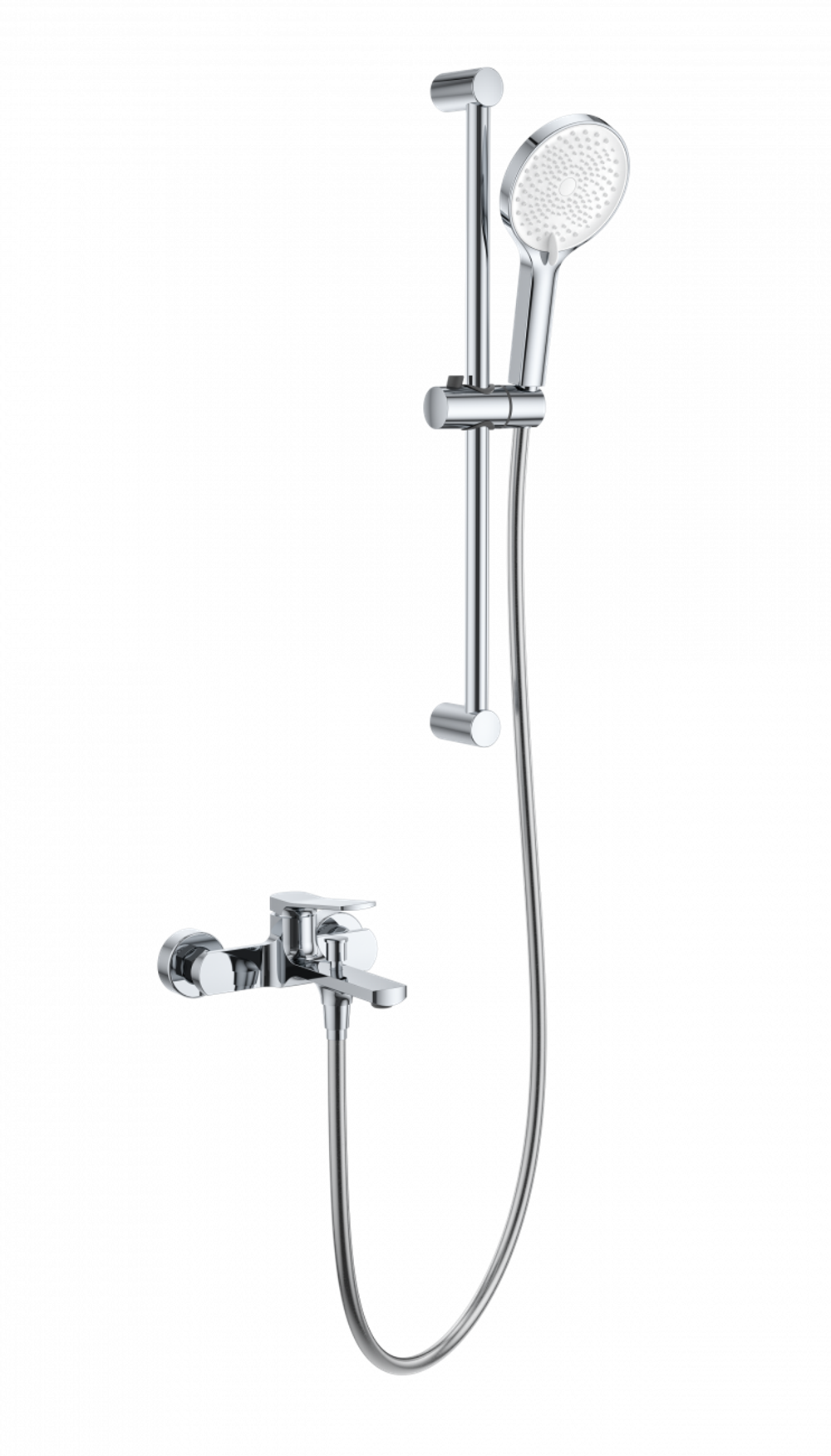 Смеситель для ванны с душевым гарнитуром WONZON & WOGHAND, Хром (WW-C2036-CR)