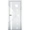 Цена на Межкомнатная дверь глянец Pt 7 Платина crystall white кромка Al Black Edition остеклённая Купить Межкомнатная дверь глянец Pt 7 Платина crystall white кромка Al Black Edition остеклённая