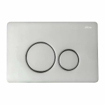Унитаз подвесной ABBER Rechteck AC1220TC-AC0105-AC0121 белый/кнопка хром глянцевый, с крышкой микролифт, с инсталляцией, безободковый, слив-торнадо