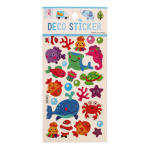 Наклейки выпуклые "Подводный мир" 20*10см.