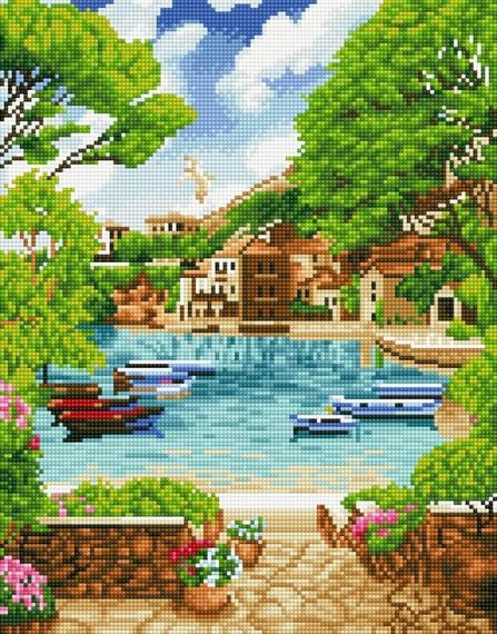 Алмазная вышивка "Бухта счастья"